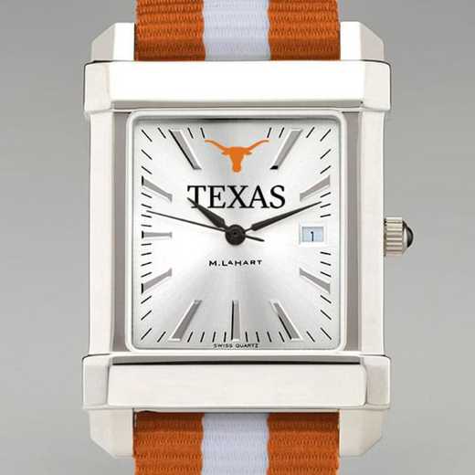 615789568421: Univ of Texas Collegiate Watch W/NATO Strap for Men